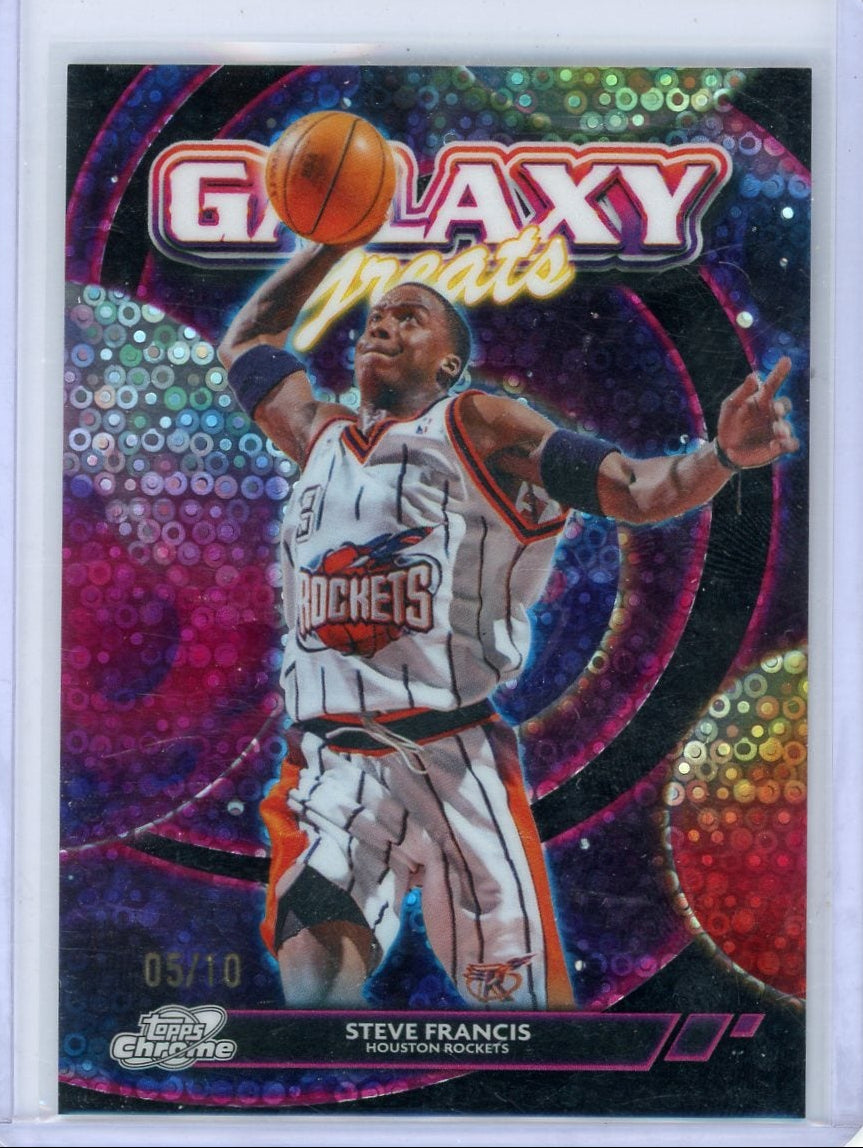 Steve Francis 2025-26 Topps Cosmic Galaxy Greats #'d 5/10