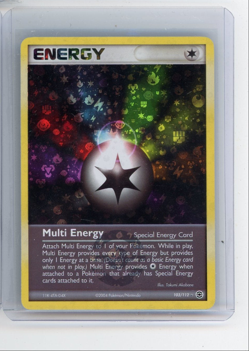 Multi Energy Pokemon FireRed, LeafGreen reverse holo #103/112