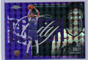 Ace Bailey 2025-26 Topps Chrome Update Purple Geometric Clutch City Refractor #'d 28/75