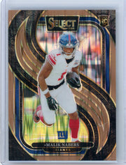 Malik Nabers 2024 Panini Select Copper Shock Prizm RC