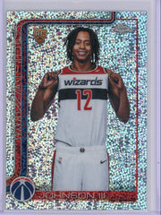 Tre Johnson III 2025-26 Topps Chrome Update Image Variation Speckle Refractor RC