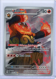 Emboar 2025 Pokemon White Flare Illustration rare #098/086