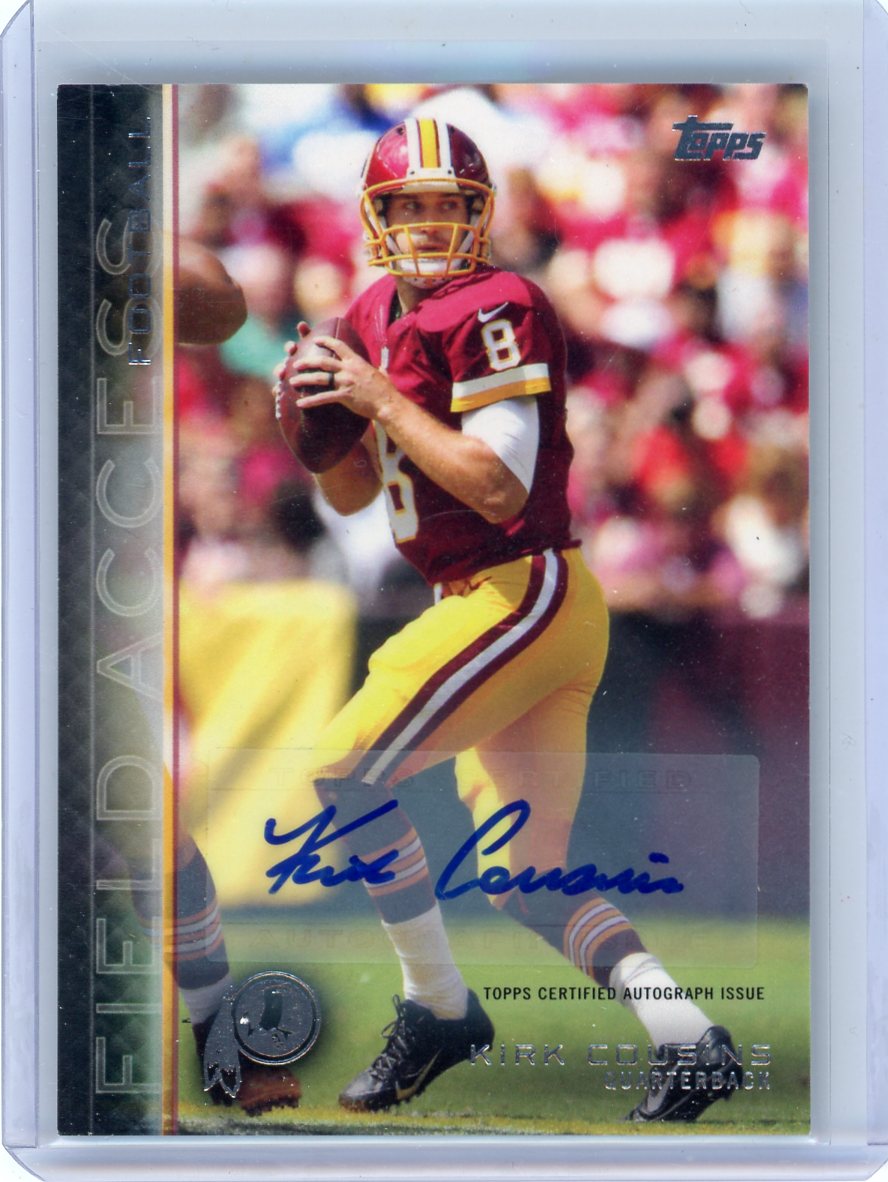 Kirk Cousins 2015 Topps Field Access Autograph