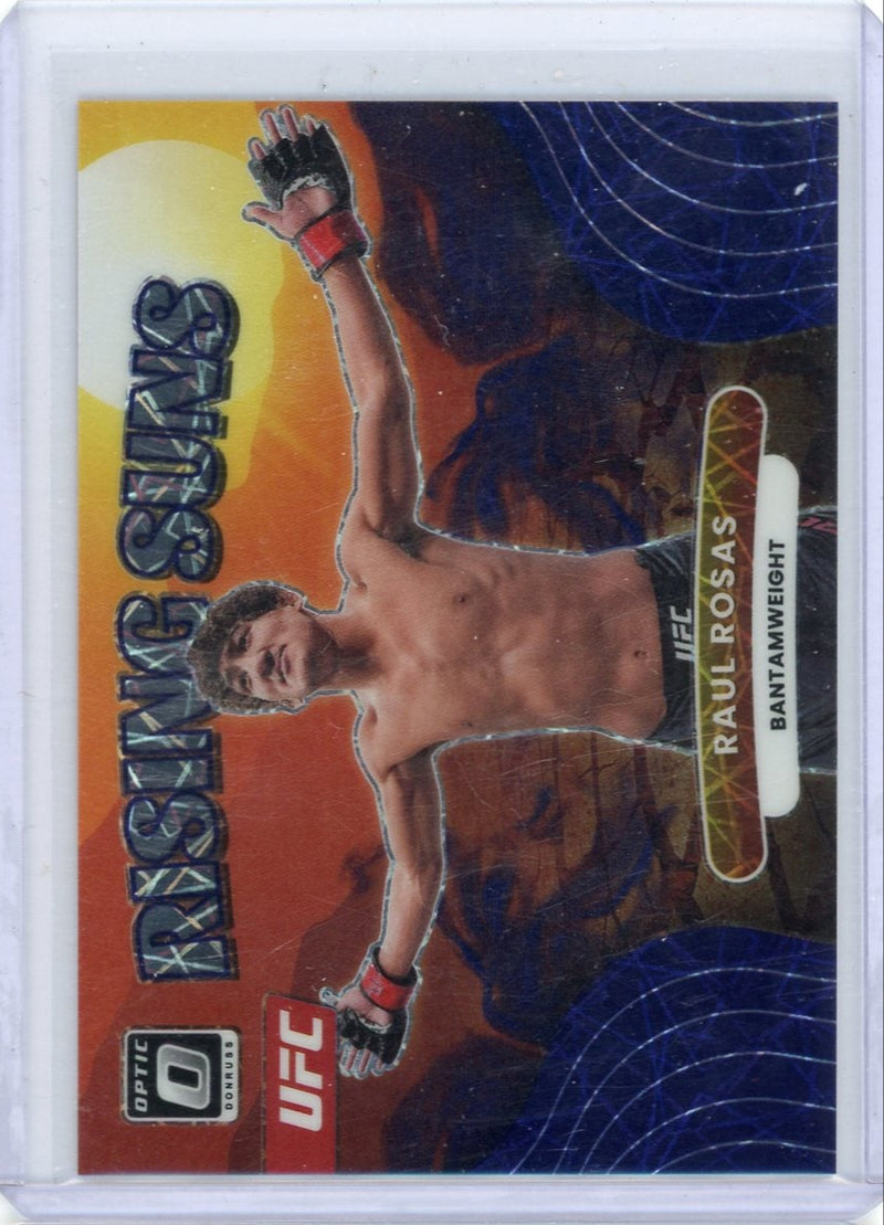 Raul Rosas 2023 Panini Donruss Optic Rising Suns purple velocity prizm 