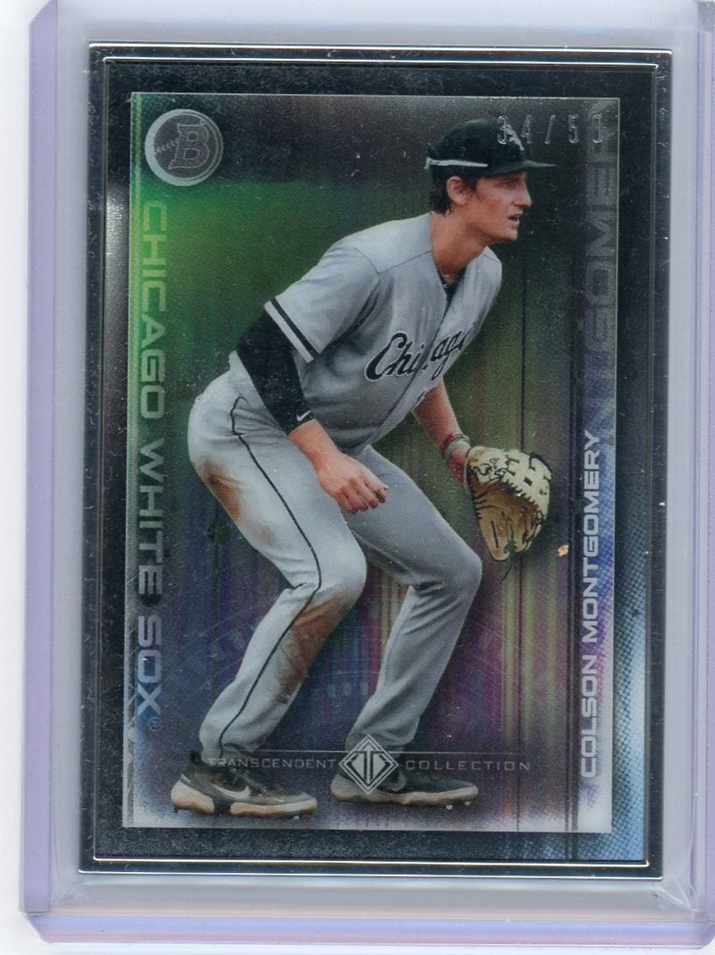 Colson Montgomery 2022 Bowman Transcendent Collection Bowman Icons /50 variation