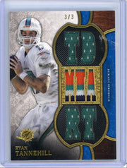 Ryan Tannehill 2015 Topps Triple Threads relic #'d 3/3
