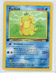 Psyduck Pokemon Team Rocket 1st Edition non-holo #65/82