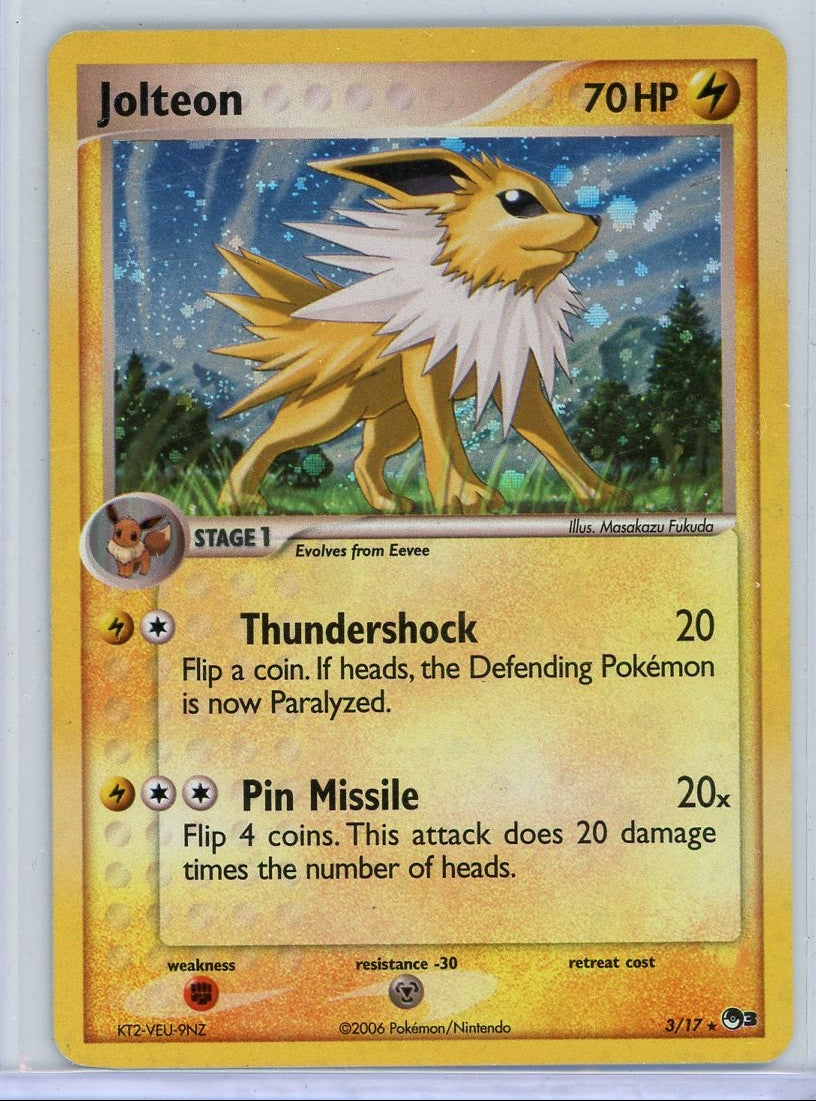 Jolteon Pokemon POP Series holo #3/17