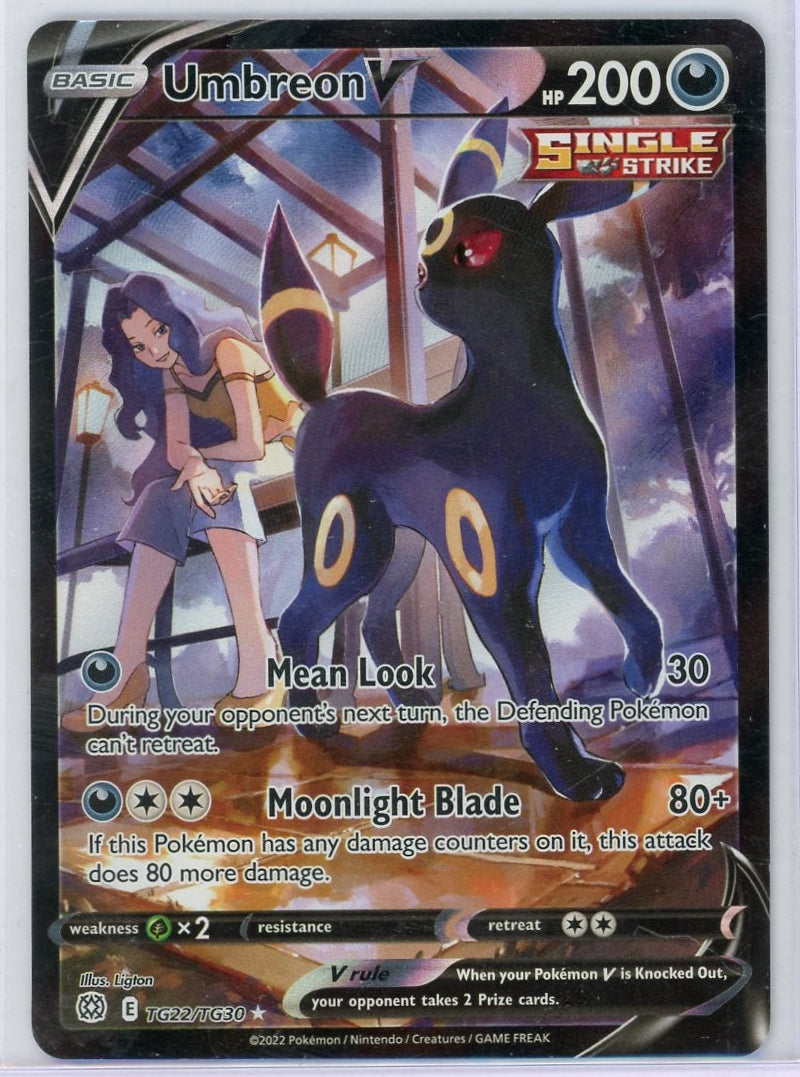 Umbreon V Pokémon Brilliant Stars Ultra Rare #TG22/TG30