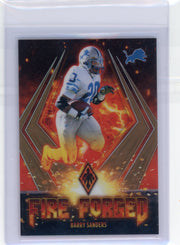 Barry Sanders 2021 Panini Phoenix Fire Forged #'d 43/50