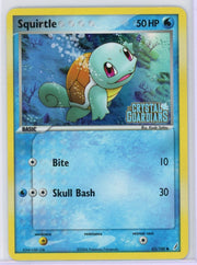 Squirtle Pokémon EX Crystal Guardians Reverse Holo #63/100