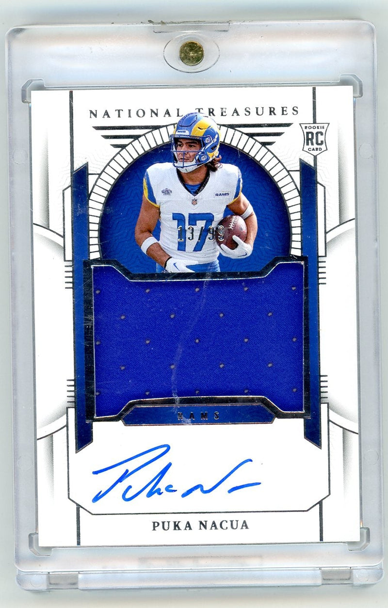 Puka Nacua 2023 Panini National Treasures RPA 