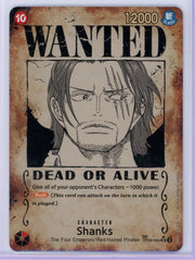 Shanks One Piece Emperors In The New World Wanted Poster (OP09-004)