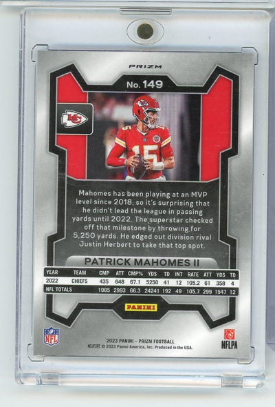 Patrick Mahomes II 2023 Panini Prizm Checkerboard prizm