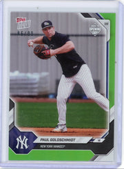 Paul GoldSchmidt 2026 Topps Now Opening Day Green Foil #'d 86/99