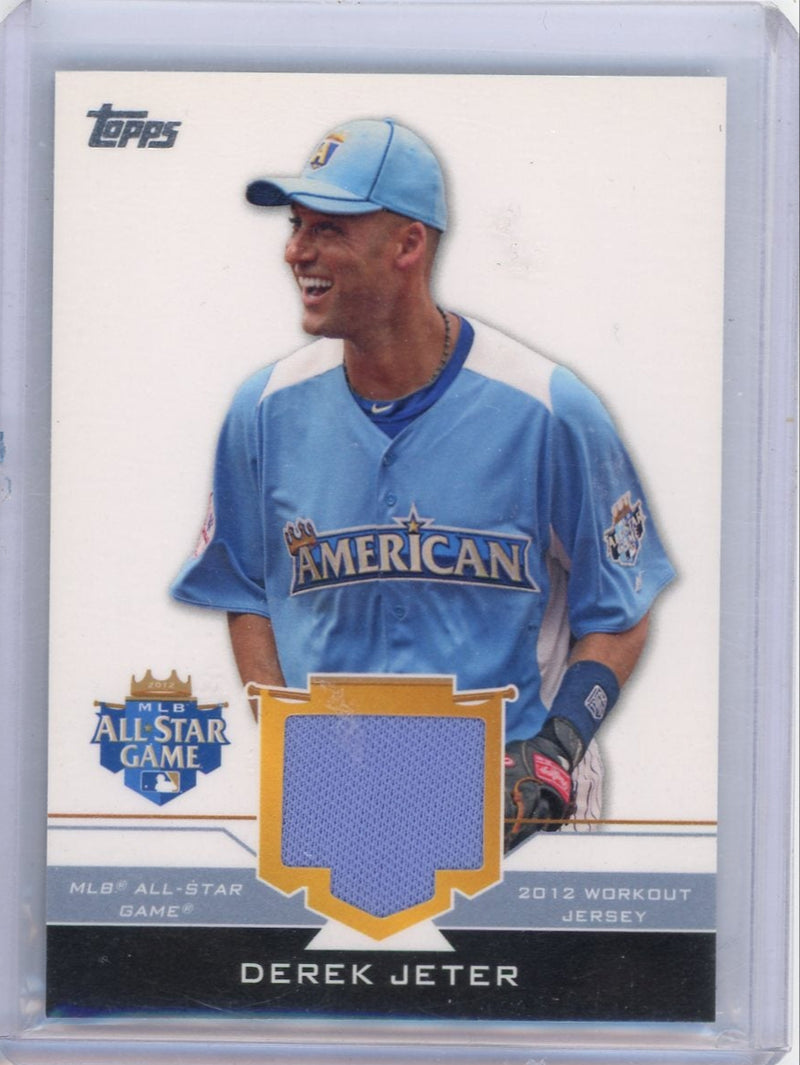 Derek Jeter 2012 Topps All-Star Game game-used relic