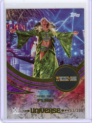 Charlotte Flair Smackdown 2025 Topps Universe WWE Event Variation Purple Glass #'d 263/399