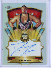 D'Lo Brown 2026 Topps Chrome WWE Legendary Chrome Autograph