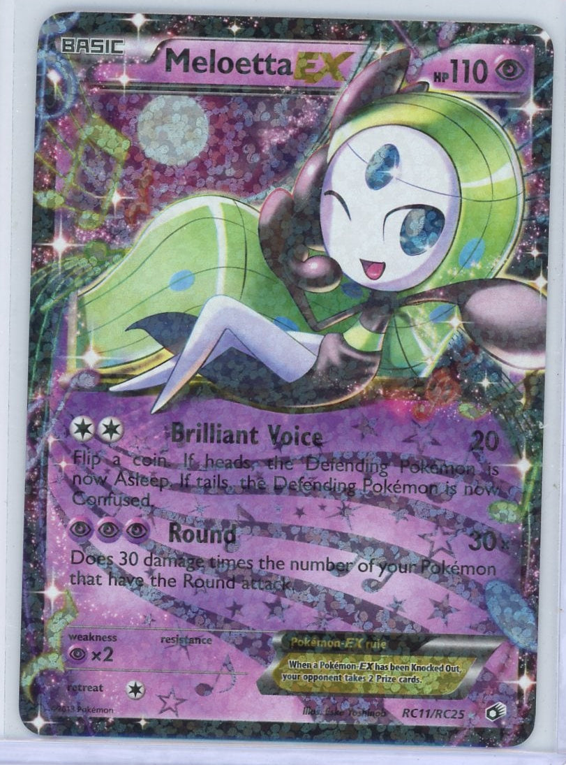 Meloetta ex Pokémon Legendary Treasures Ultra Rare #RC11/RC25
