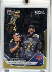 Karl-Anthony Towns 2026 Topps Now Finals #'d 33/50 #342