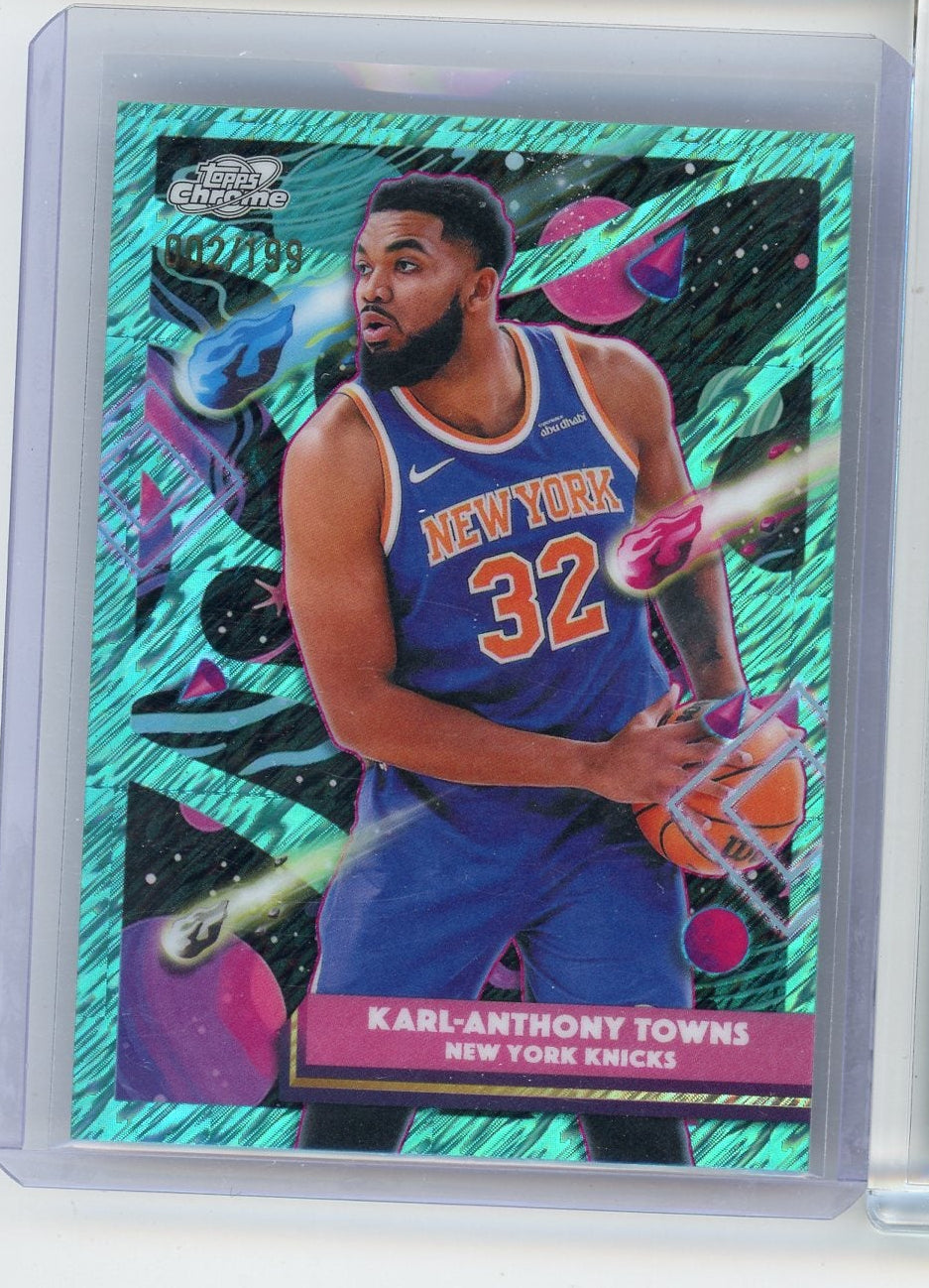 Karl-Anthony Towns 2025-26 Topps Cosmic #'d 2/199
