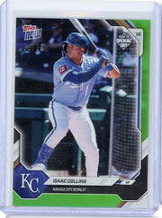 Isaac Collins 2026 Topps Now Opening Day Green Foil #'d 66/99