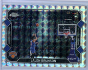 Jalen Brunson 2025-26 Topps Chrome Update "Moment in Time" Geometric Refractor #MT-4