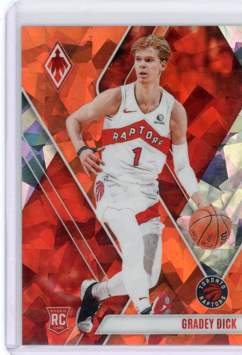 Gradey Dick 2023-24 Panini Phoenix orange ice rookie card 