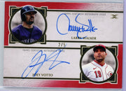 Larry Walker & Joey Votto 2025 Topps Definitive Dual Auto #'d /5