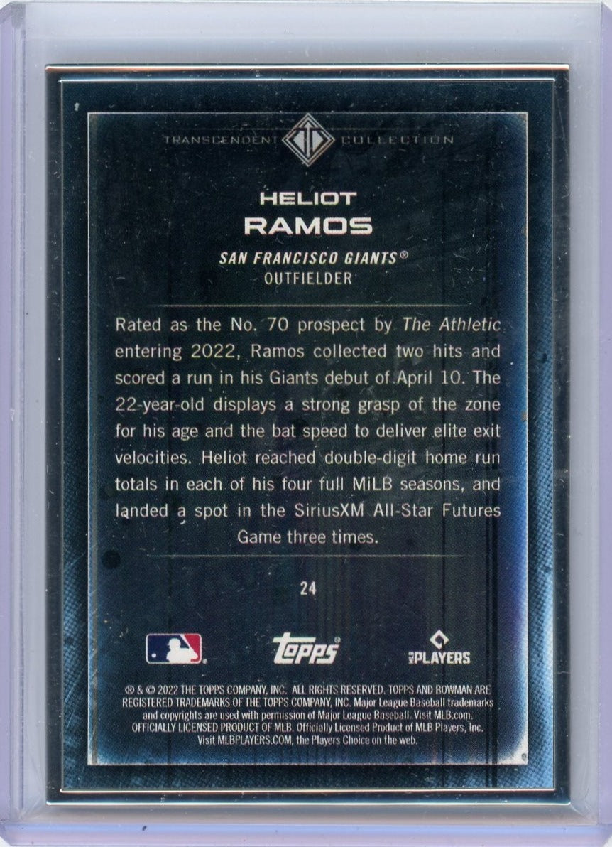 Heliot Ramos 2022 Bowman Transcendent Collection Bowman Icons /50