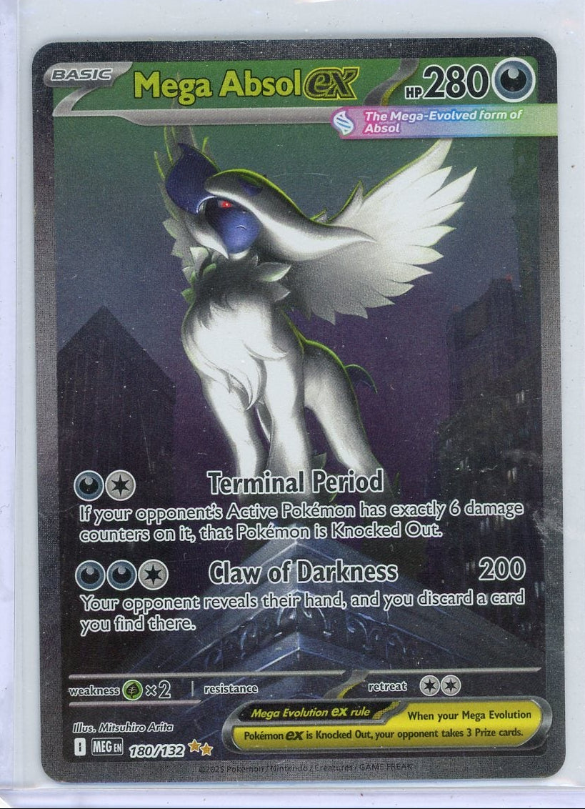 Mega Absol ex Pokémon Mega Evolution Special Illustration Rare #180/132