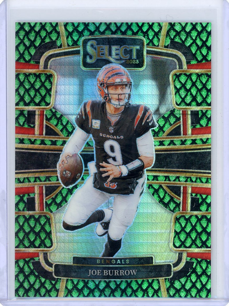 Joe Burrow 2023 Select Concourse Dragon Scale Prizm 