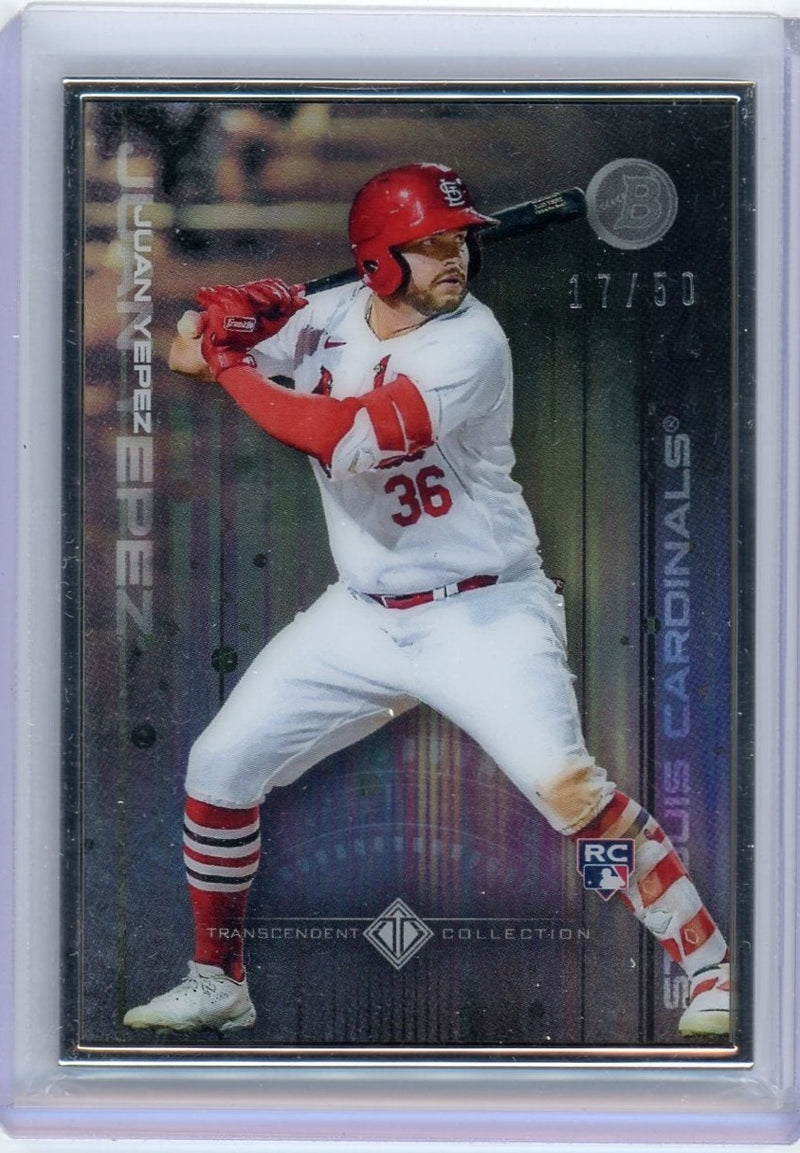 Juan Yepez 2022 Bowman Transcendent Collection Bowman Icons /50 variation