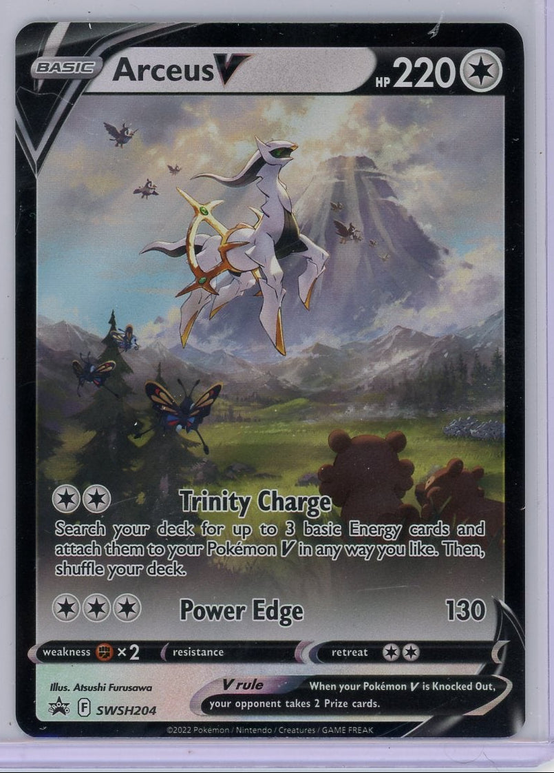 Arceus V Pokémon SWSH204 - Black Star Promo