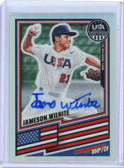 Jameson Wilhite 2026 Panini USA Baseball Stars & Stripes Prizm Auto