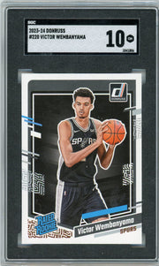 Victor Wembanyama 2023-24 Panini Donruss Rated Rookie SGC 10