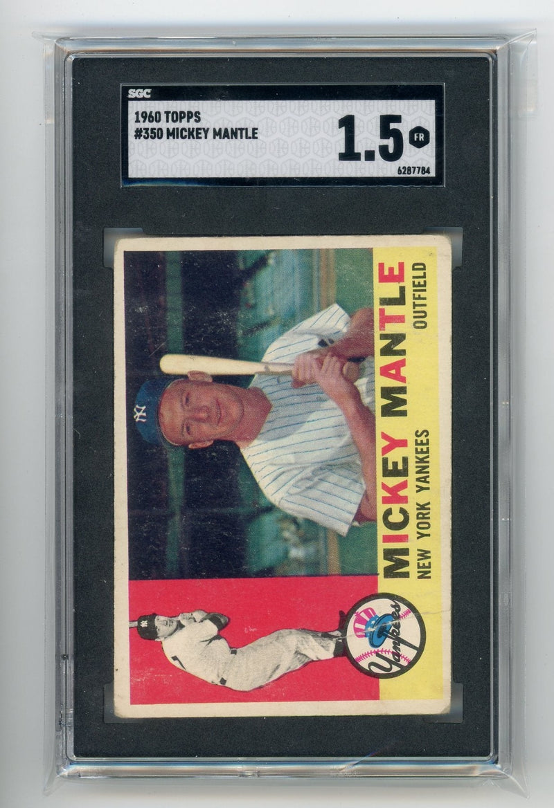 Mickey Mantle 1960 Topps SGC 1.5