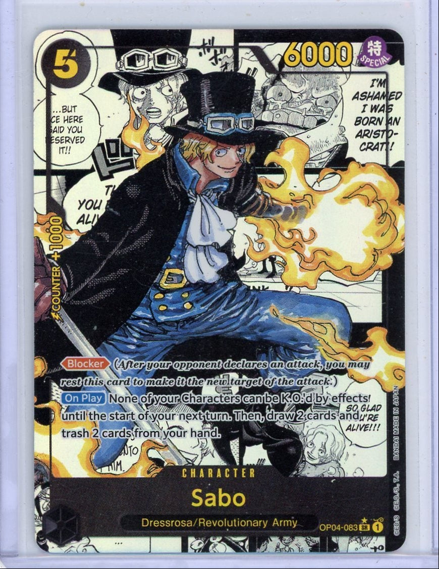 Sabo One Piece Manga Alt art #OP04-083