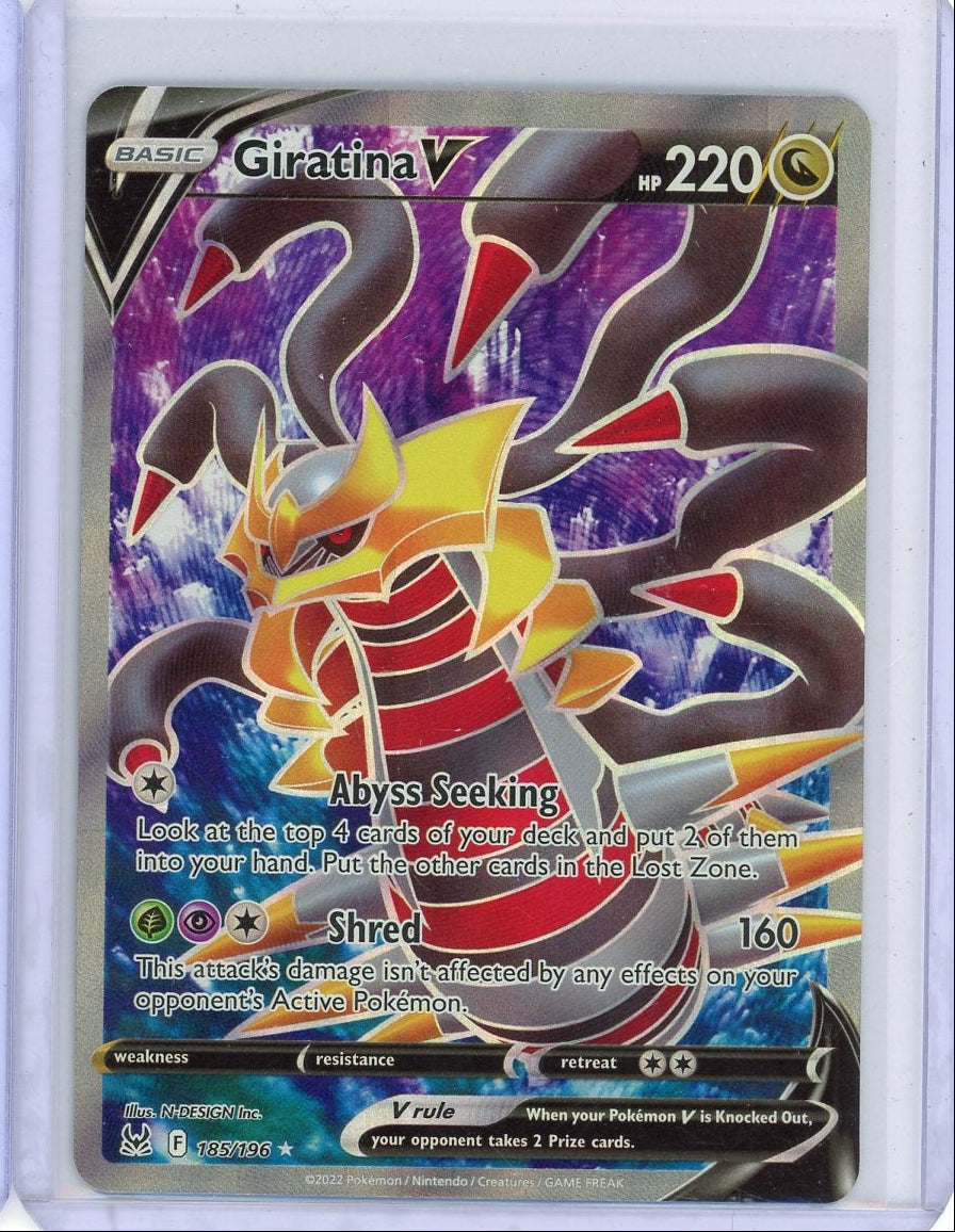 Giratina V 2022 Pokemon Lost Origin #185/196