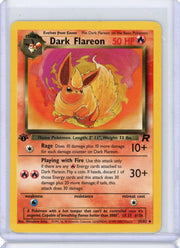 Dark Flareon Pokémon 1st Edition Team Rocket Non-Holo #35/82