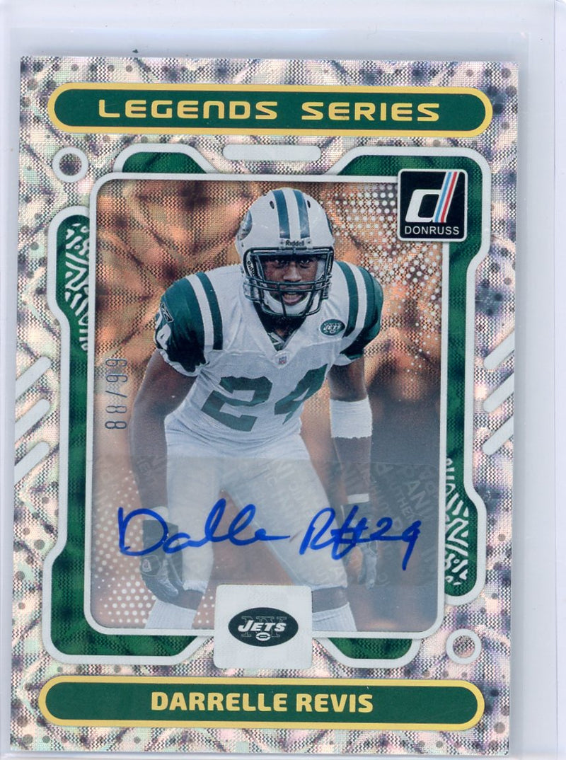 Darrelle Revis 2023 Donruss The Legends Series Autographs 