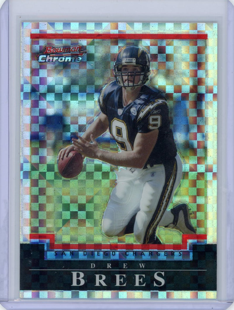 Drew Brees 2004 Bowman Chrome X-Fractor 
