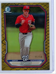 Eli Willits 2026 Bowman Chrome Gold #'d 6/50