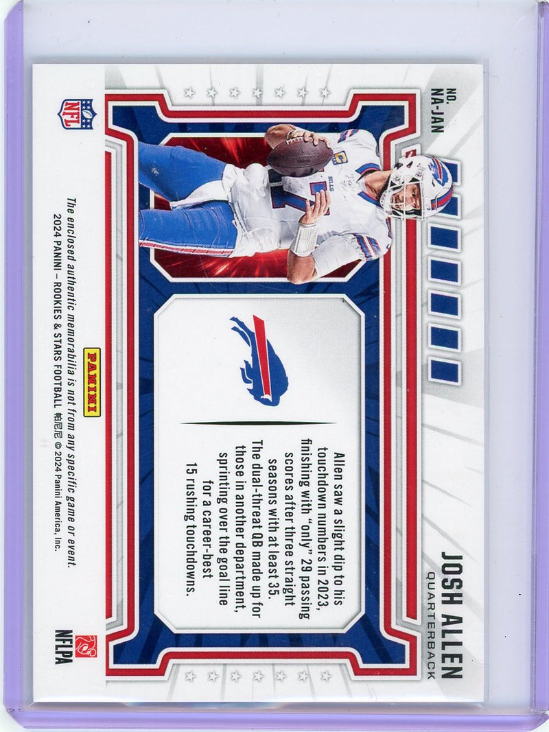 Josh Allen 2024 Panini Rookies & Stars NFL Authentic Longevity 