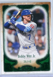 Bobby Witt Jr. 2026 Topps Tier One #31 #'d /40