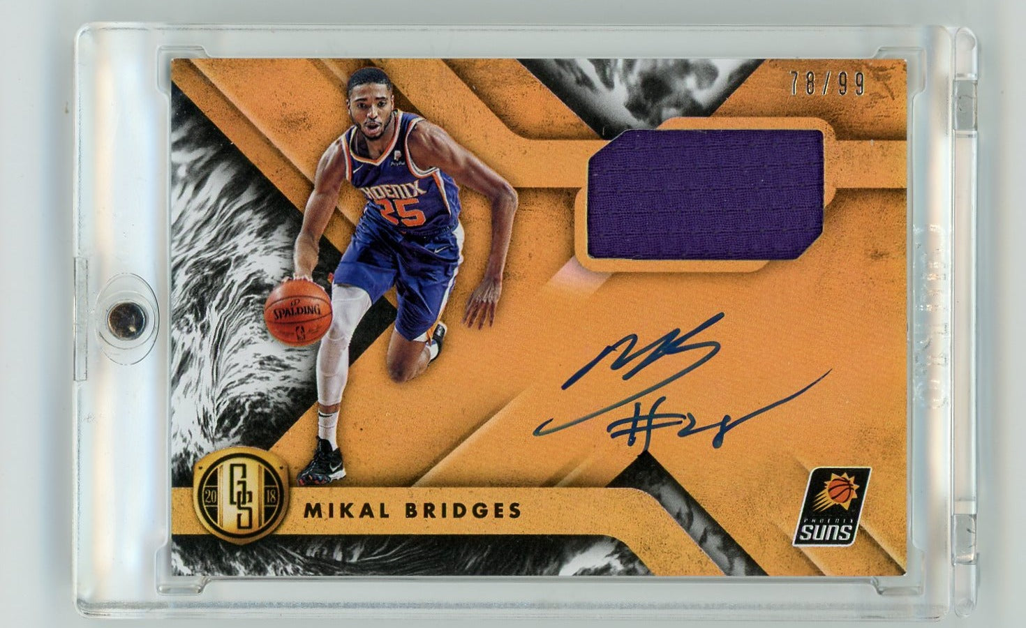 Mikal Bridges 2018-19 2018-19 Panini Gold Standard Autograph Rpa  99 