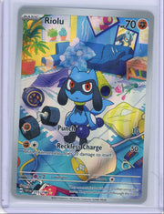 Riolu Pokémon Scarlet & Violet Illustration Rare #215/198