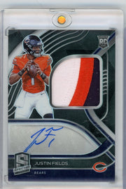 Justin Fields 2021 Panini Spectra RPA #'d 62/99