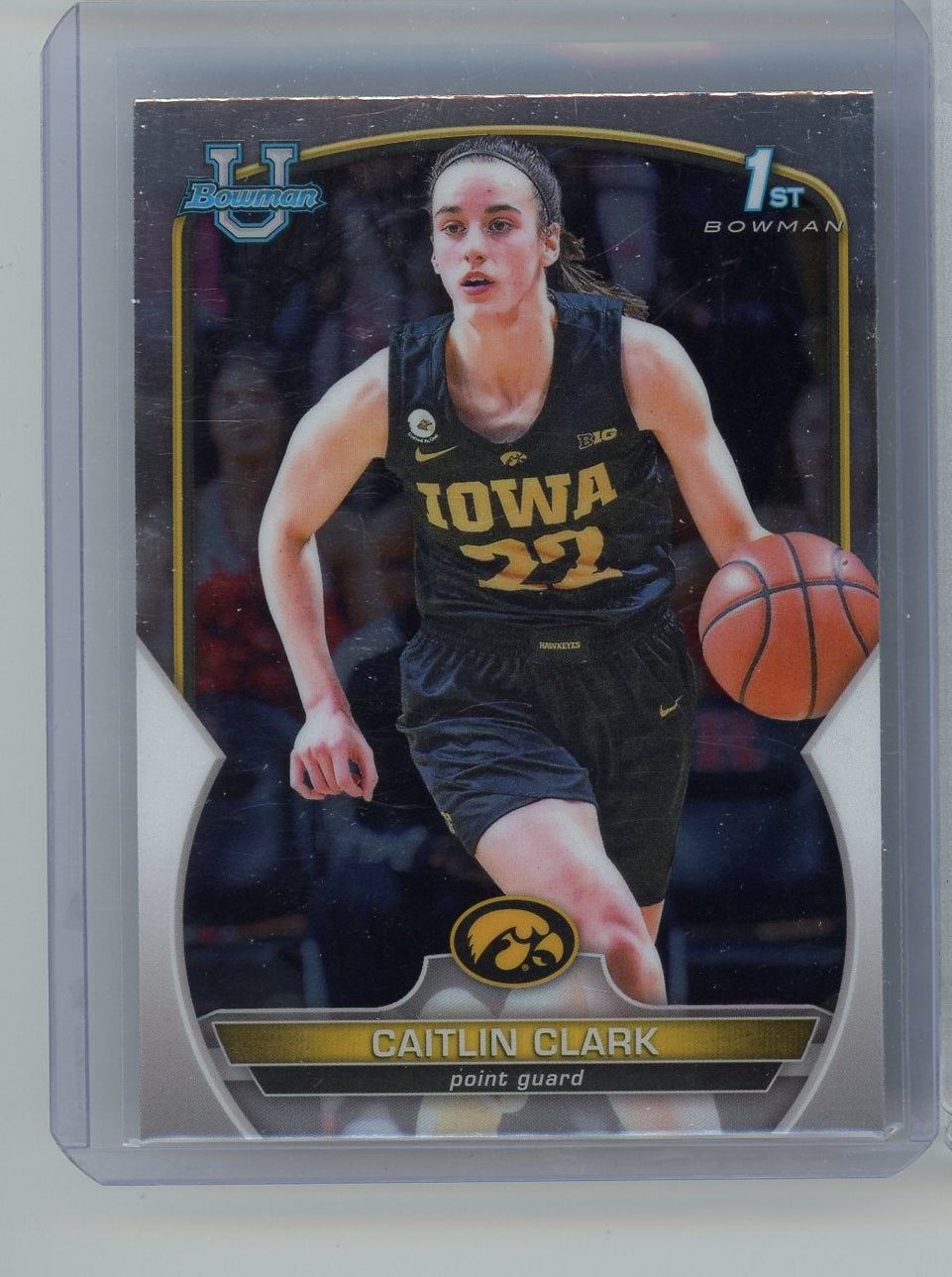 Caitlin Clark 2023 1st Bowman Chrome University