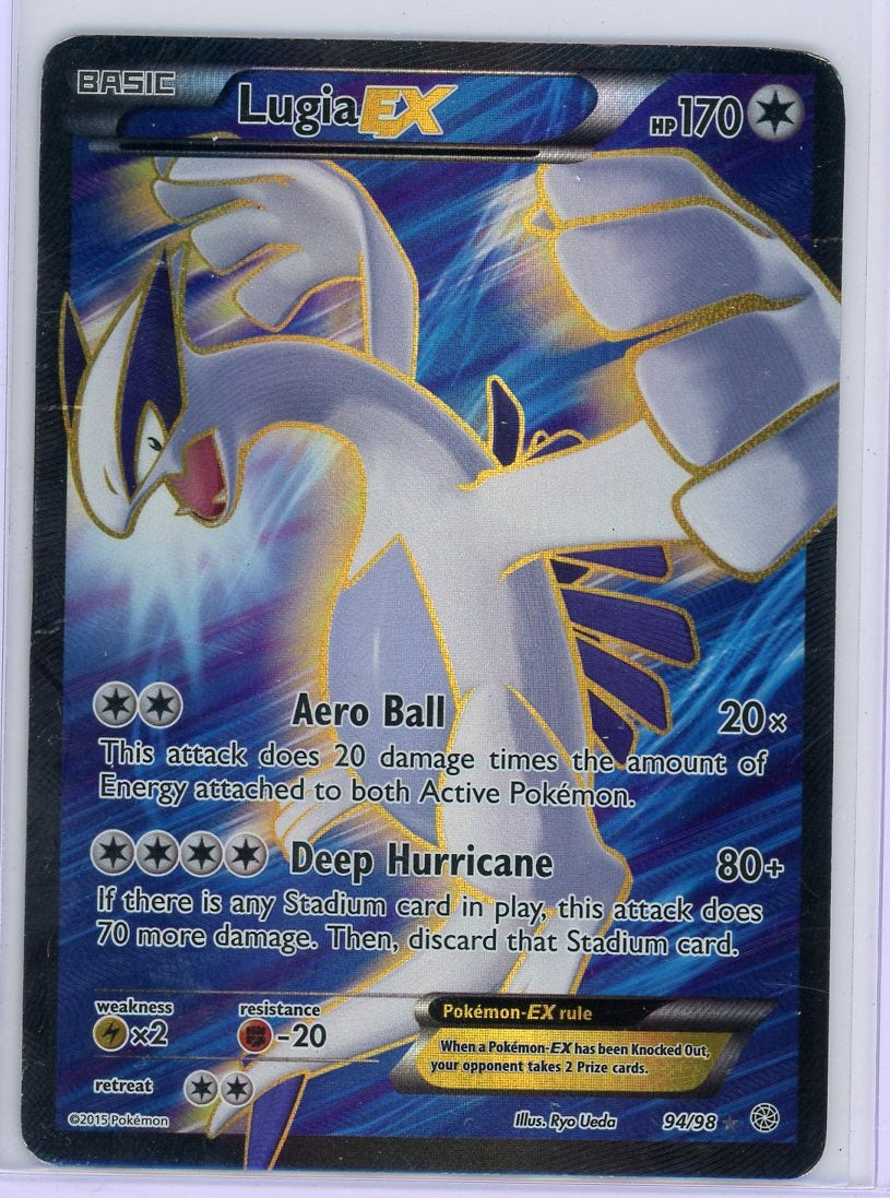 Lugia EX Pokémon Ancient Origins Ultra Rare #94/98 HP